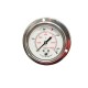 Pressure Gauge Back Connection Panel Mounting 1/4 BSP (65MM / 21/2" Dial) SS Body Glycerine filled